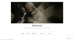Desktop Screenshot of millennialjournal.com
