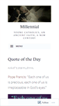 Mobile Screenshot of millennialjournal.com