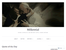 Tablet Screenshot of millennialjournal.com